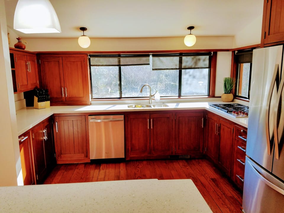 Completely remodeled Kitchen.  All stainless steel appliances, wolf stove