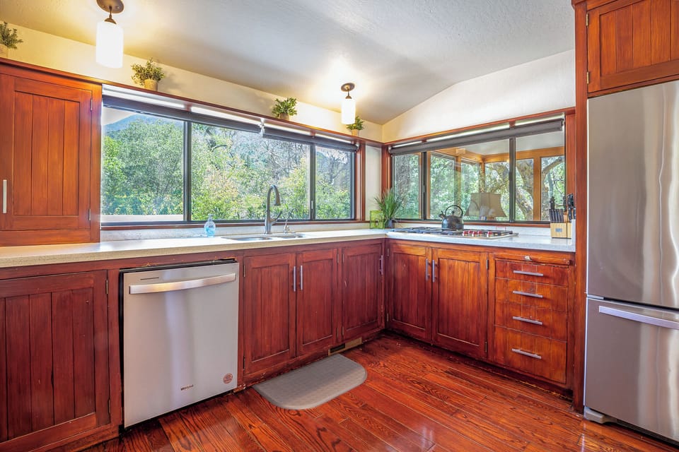 Completely remodeled Kitchen.  All stainless steel appliances, wolf stove