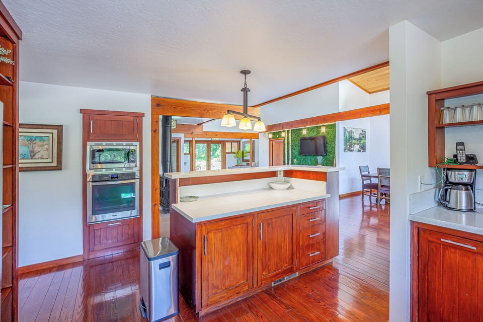 Completely remodeled Kitchen.  All stainless steel appliances, wolf stove