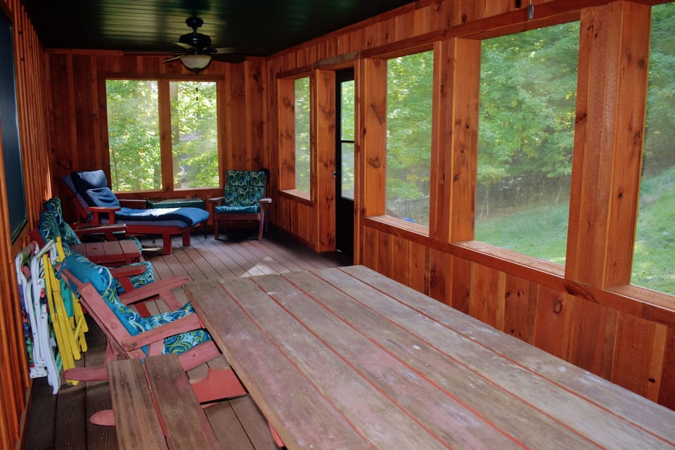 Large Screen Porch!