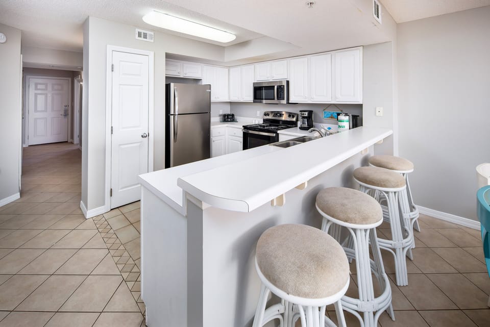Kitchen - 
Gulf Dunes Resort Unit 108 Okaloosa Island Fort Walton Beach FL