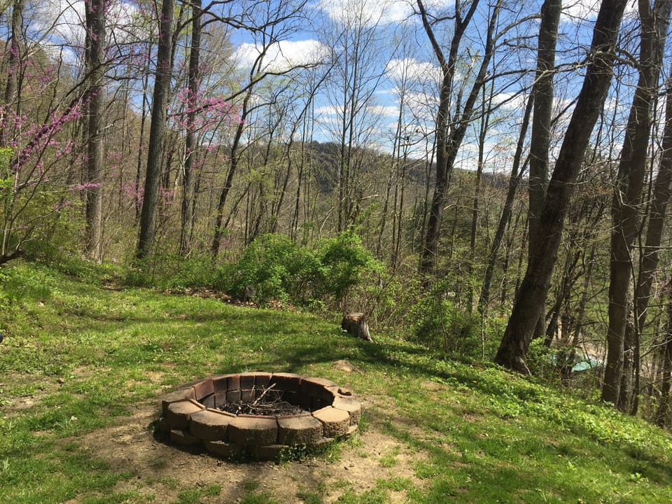 Fire pit and skyline