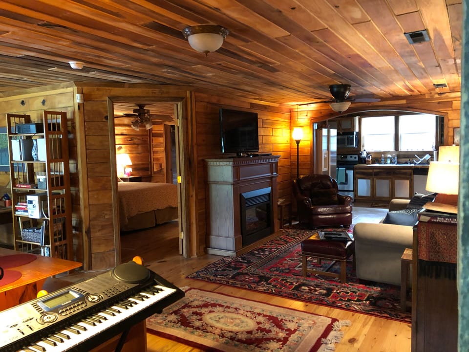 The downstairs 