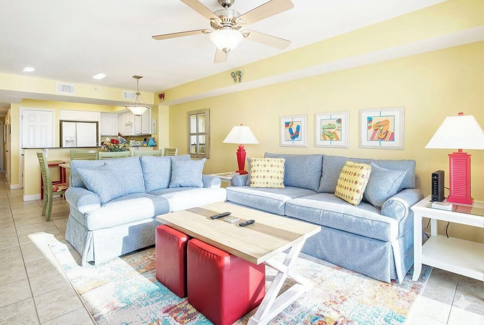 Living Room - 
Sea Dunes Resort Okaloosa Island Fort Walton Beach