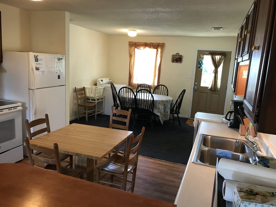 Kitchen and dining table