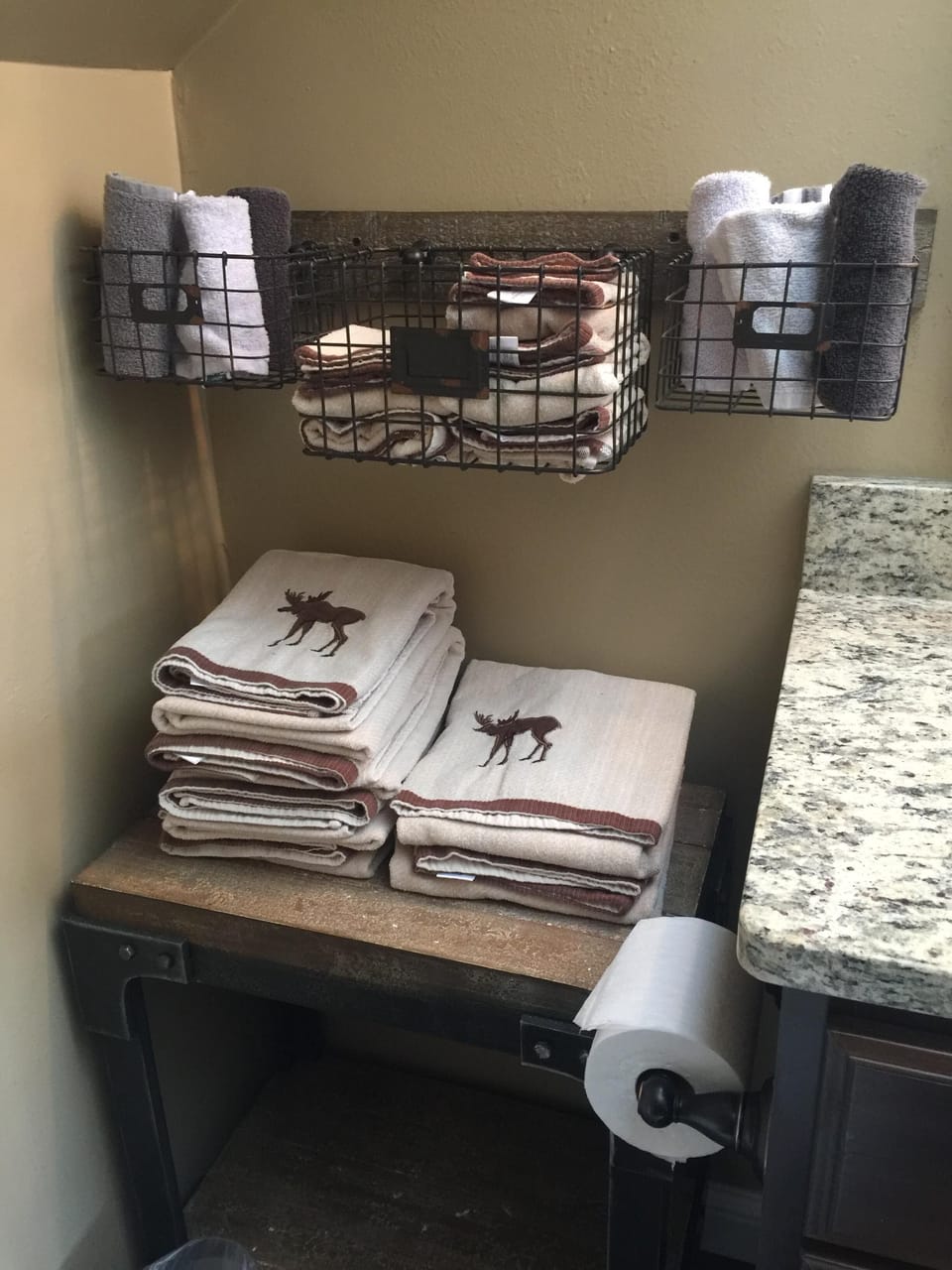 Linens for upstairs bathroom