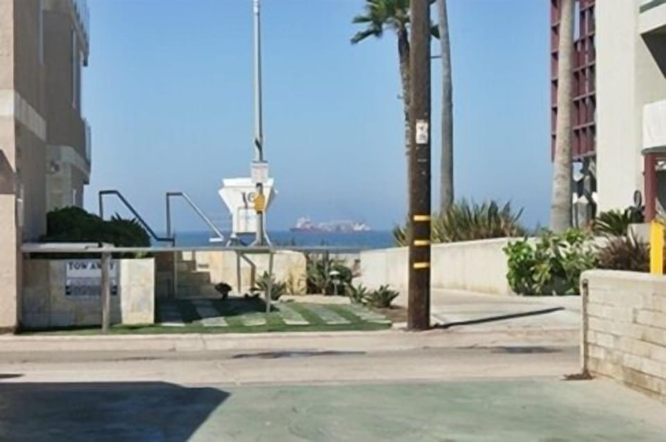 About 100 feet to the beach, from the front patio