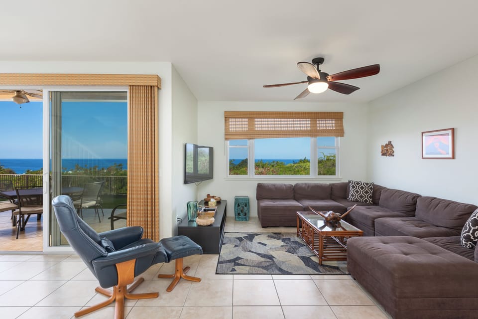 Open floor plan with endless ocean views from almost every room