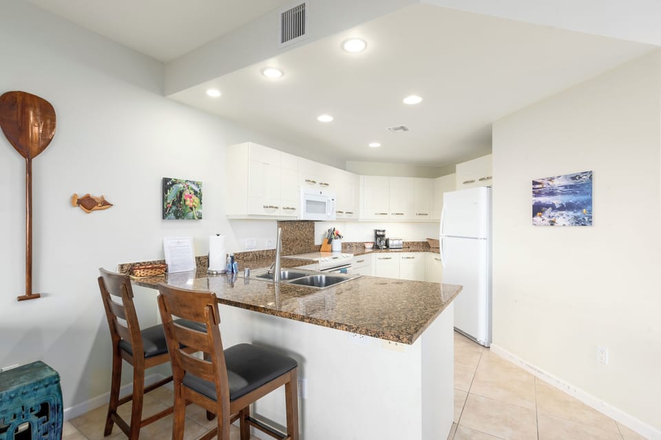 Well equipped kitchen