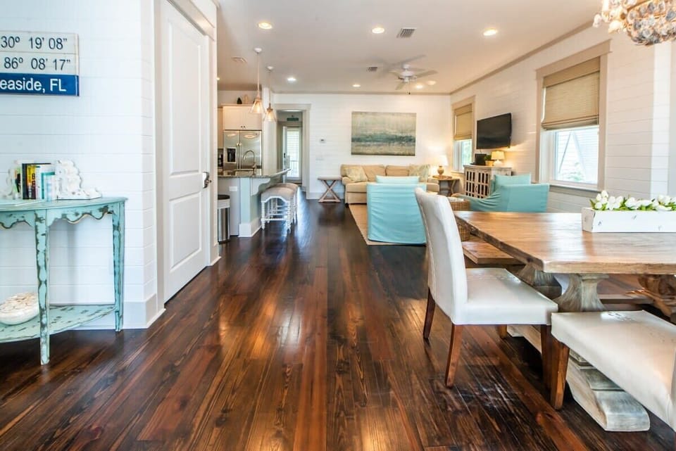 Solid Wood Flooring Throughout