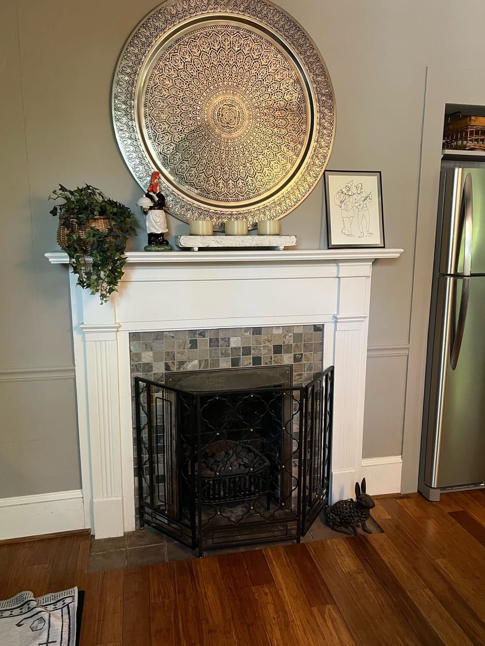 Fireplace not functional in kitchen 