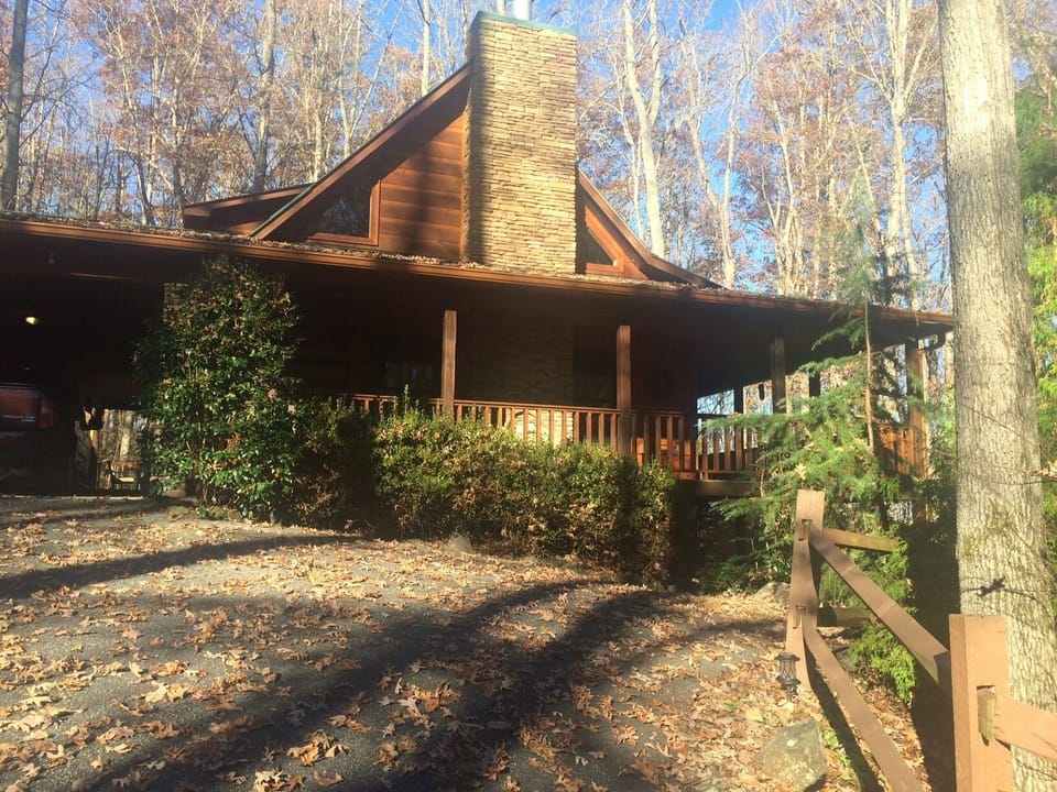 Cabin from the road