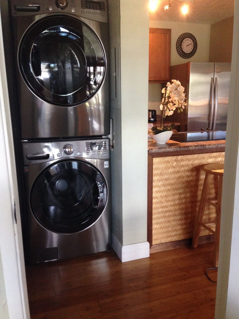 brand new full size LG washer and dryer in unit
