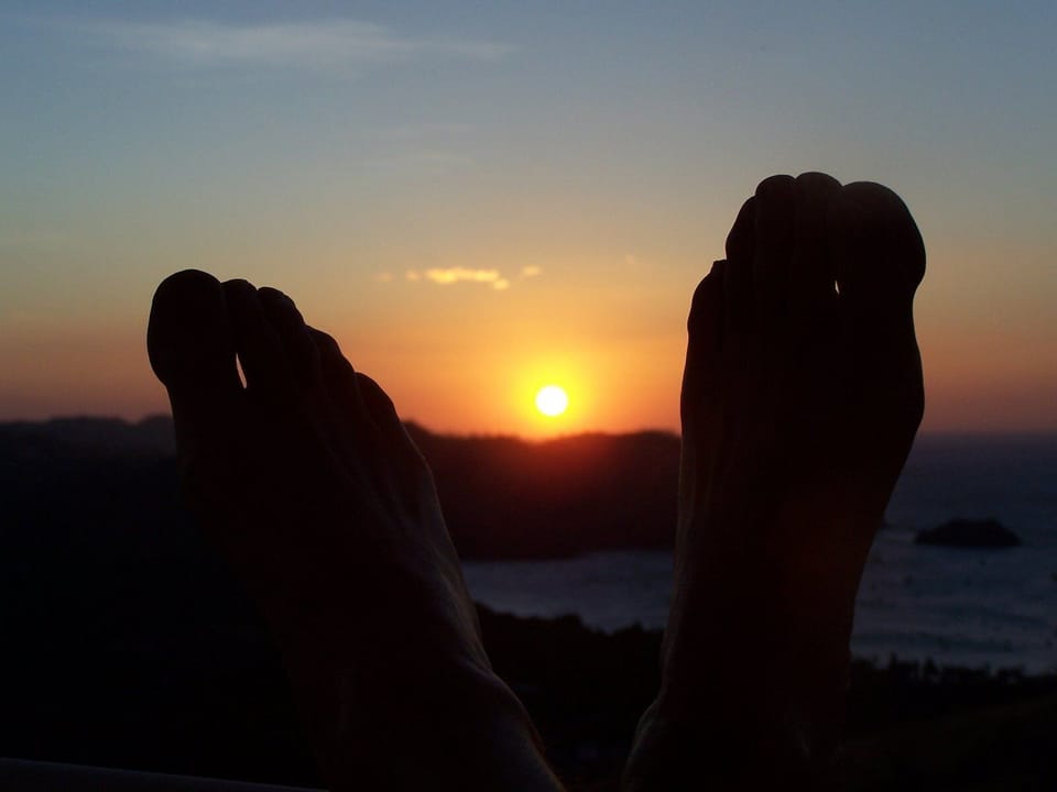 Relaxing Sunset from the MBR balcony