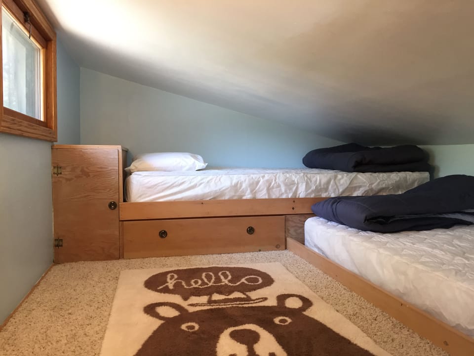 ... a loft getaway with two twin beds! (Perfect for kids or kids-at-heart)