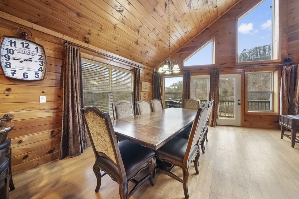 Large dining room table