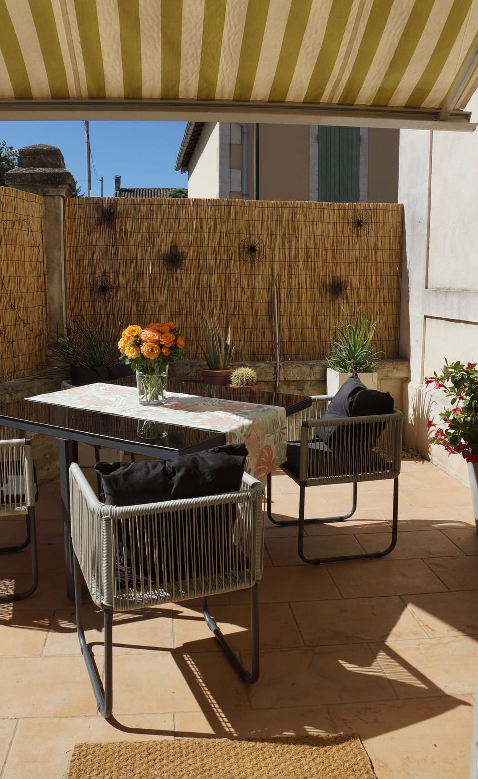 The terrace