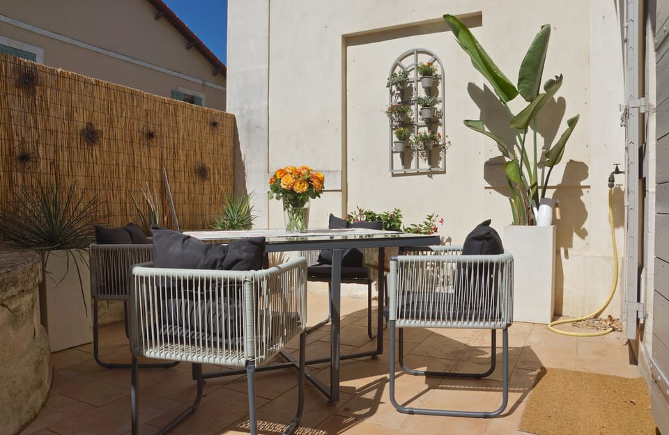 The terrace