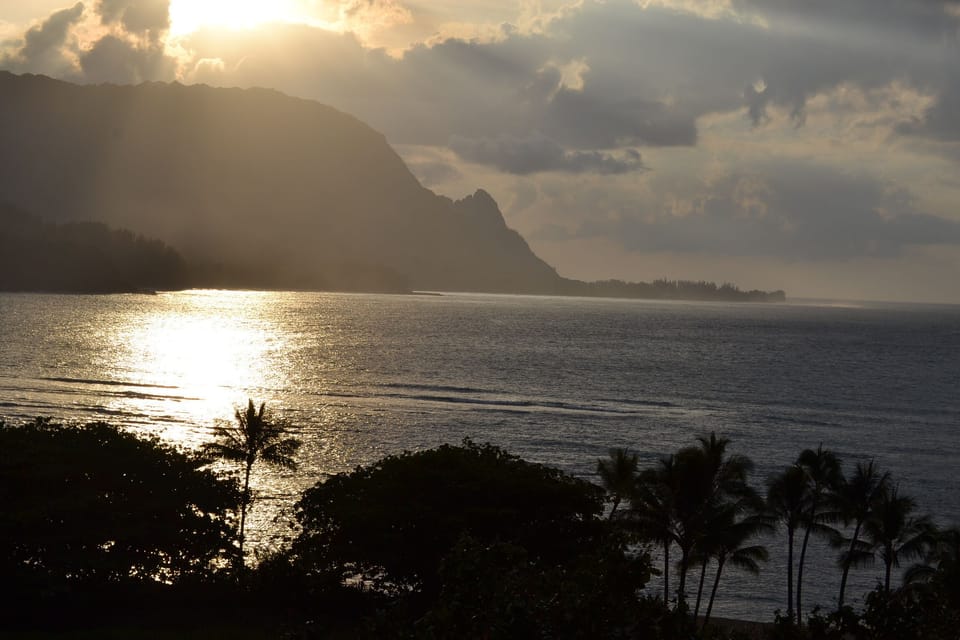 Hanalei Bay Sunset (10 min. drive)