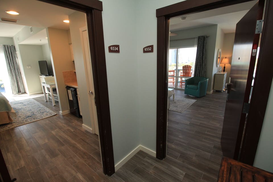 Can be rented as a two bedroom with the adjacent studio