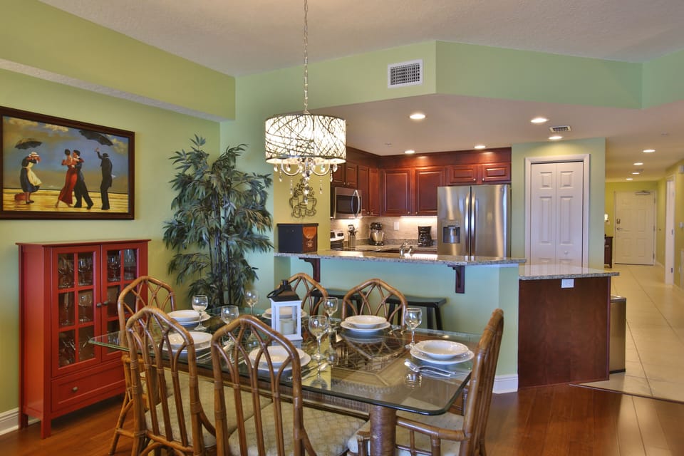 Enjoy dining with the family or a quiet dinner for two