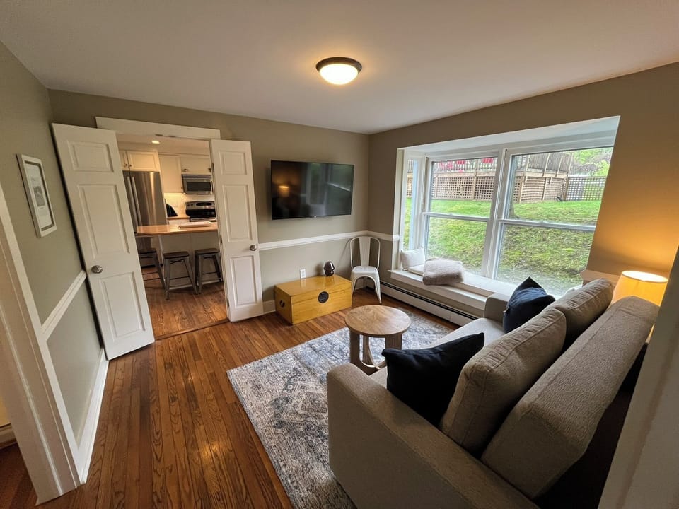 Sitting room off kitchen & primary suite.