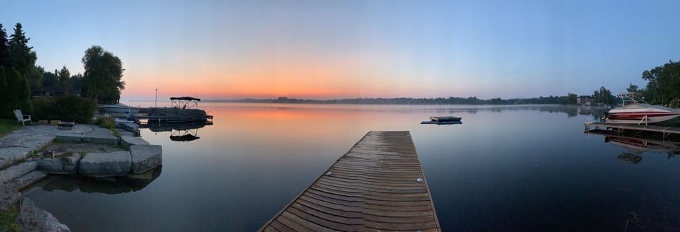 Gorgeous sunset view 