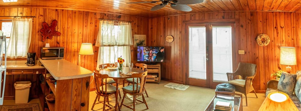 Kitchen and dining area