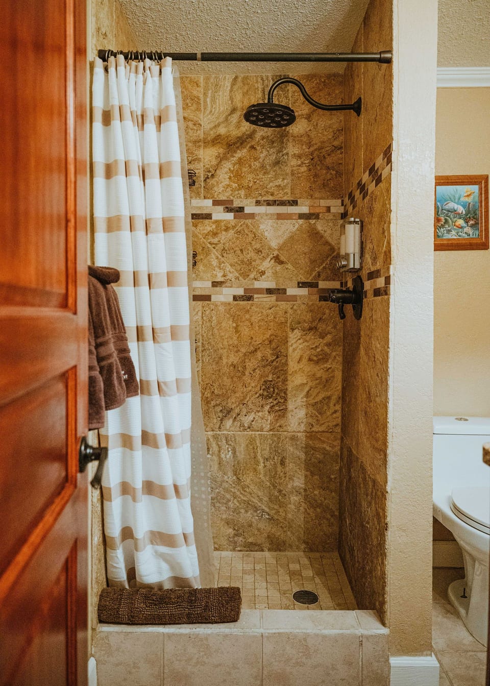 Lower level hall bath