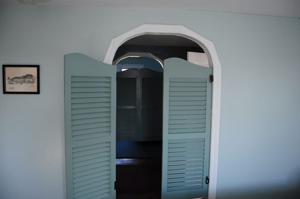 Swinging doors open to each 3rd floor bedroom.