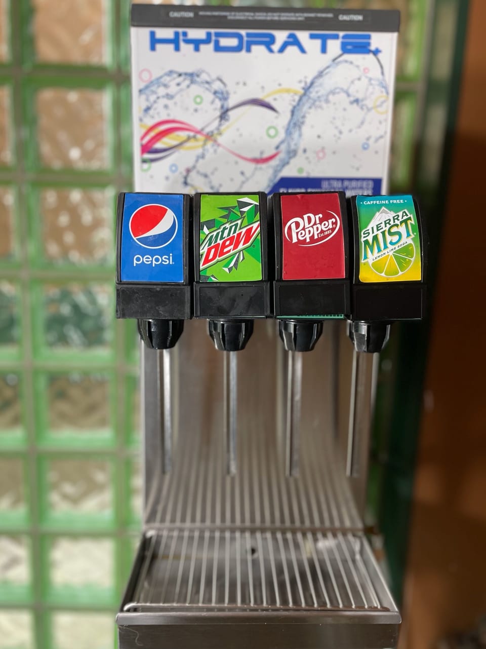 Take your pick. Free soda.