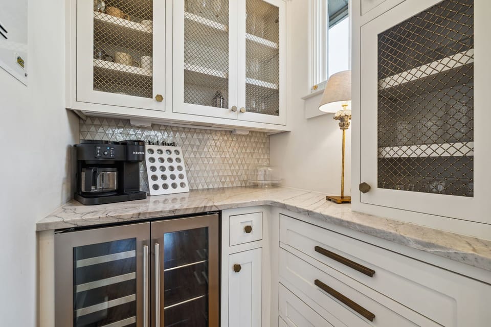 All Your Cooking Needs - Including a Wine Cooler & Coffee Bar!