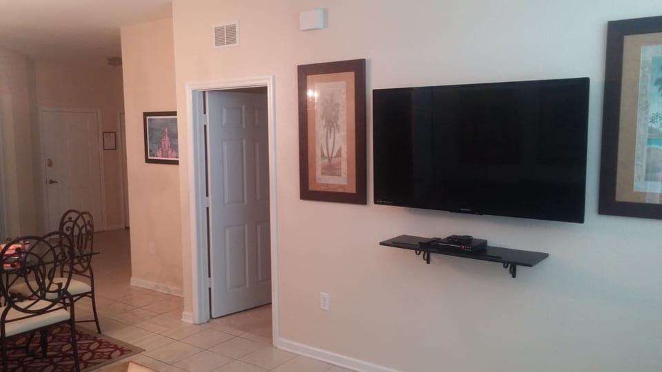 Living Room with Large Flat Screen