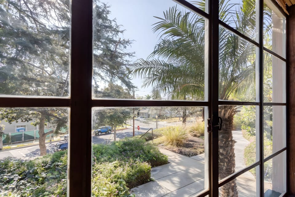 Beautiful tree views from the family room
