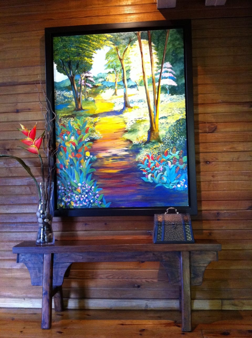 House decor shows paintings from local artists 