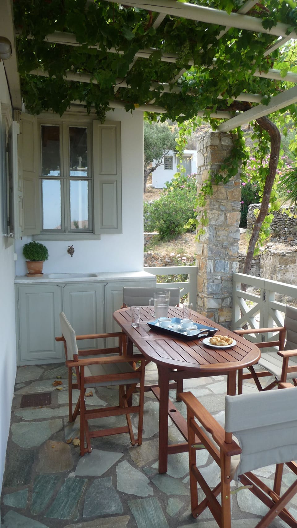Outside kitchen