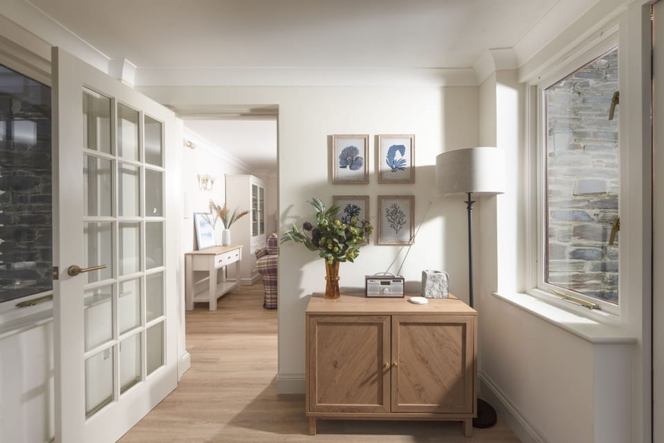 The Nineteenth, Roserrow. Ground floor: The sunroom is beautifully finished