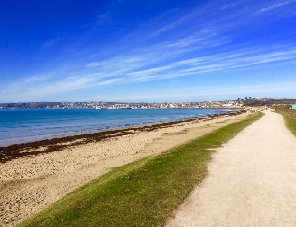 Coast path/cycle path Marazion to Penzance