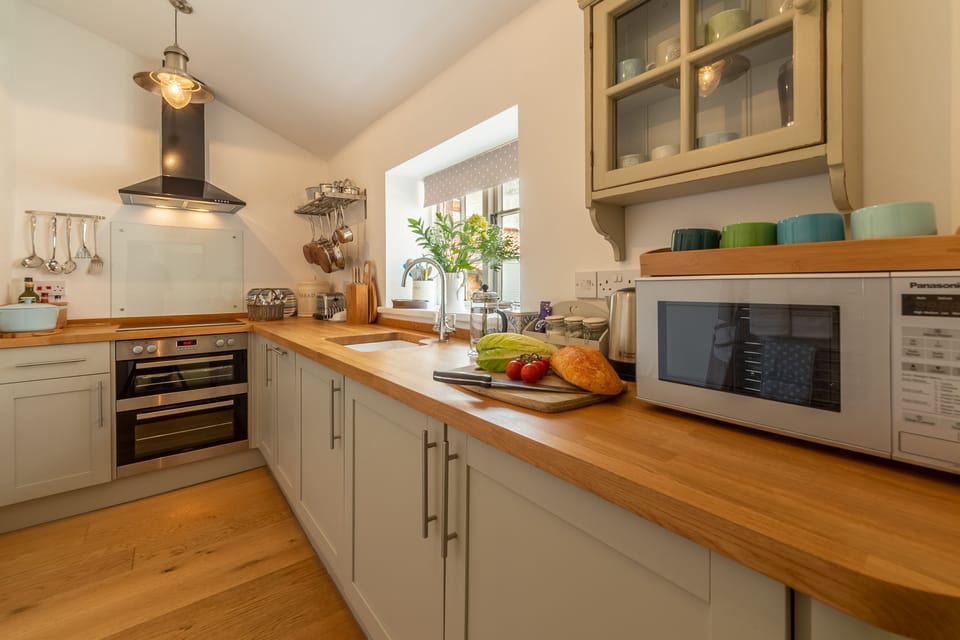 Ground floor: Kitchen is modern and well-equipped