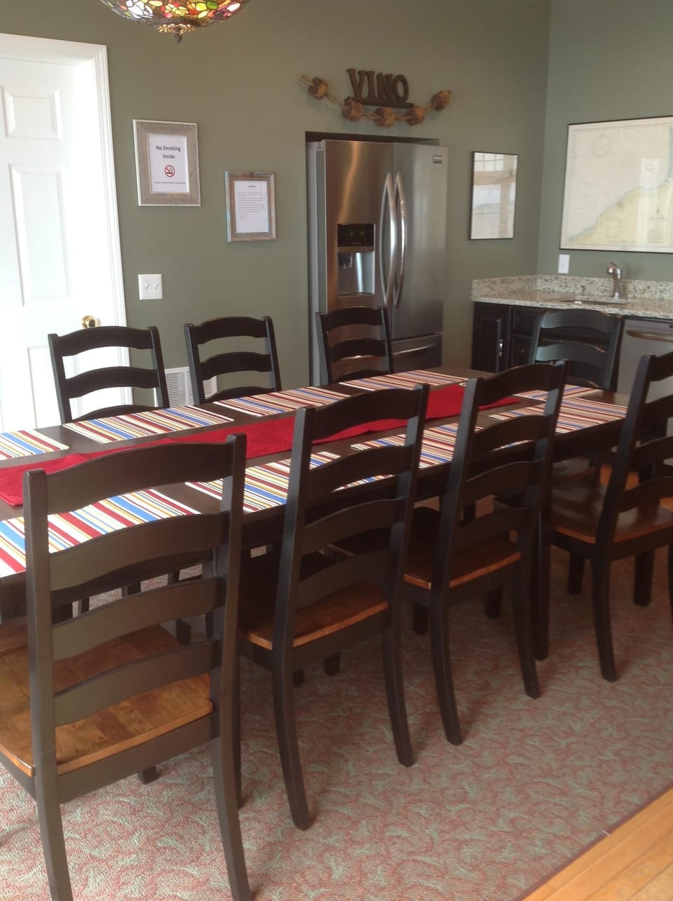 Kitchen table seats 10