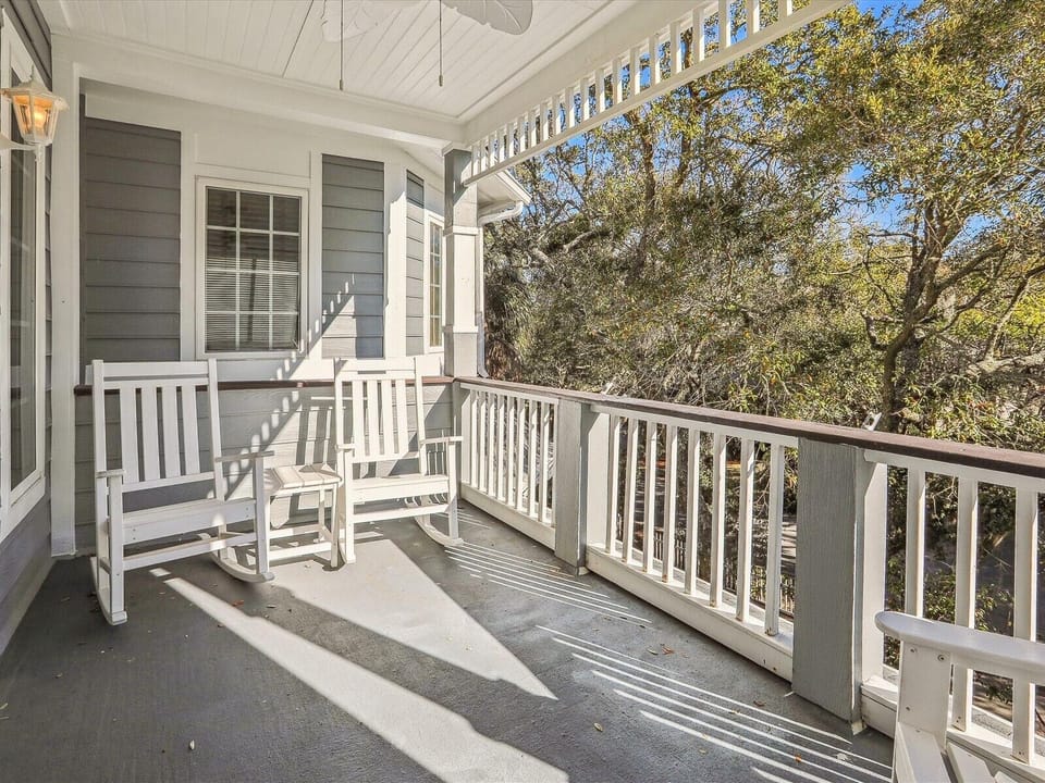 Second Floor Balcony at 66 Dune Lane