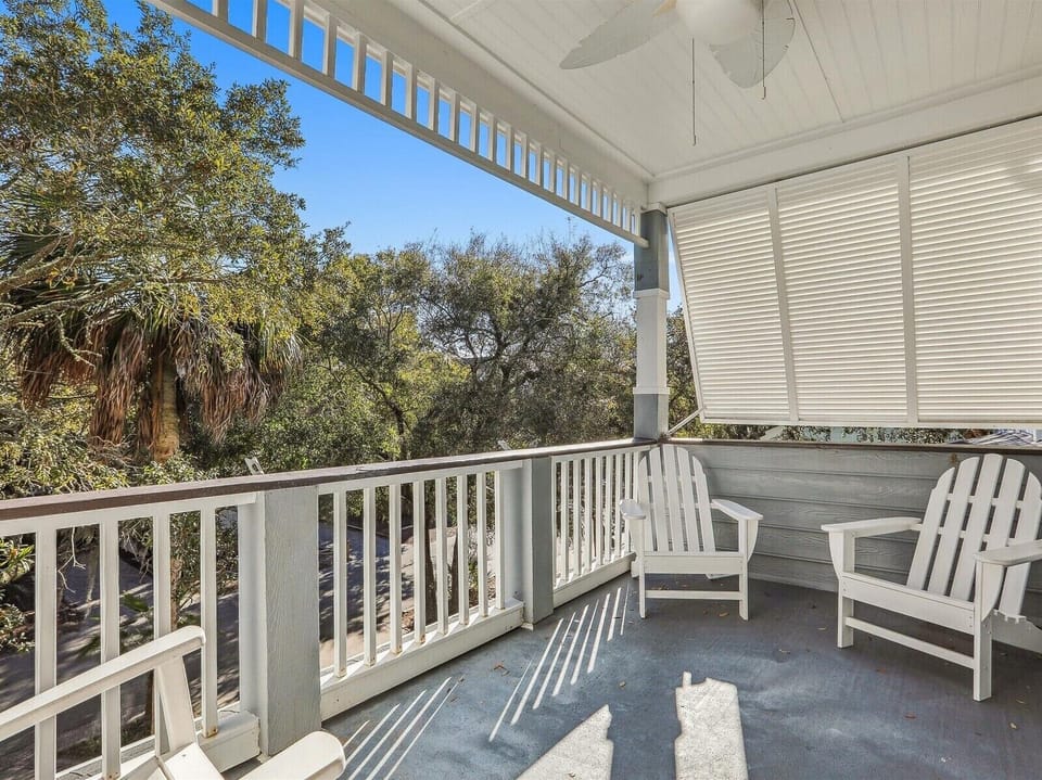 Second Floor Balcony at 66 Dune Lane