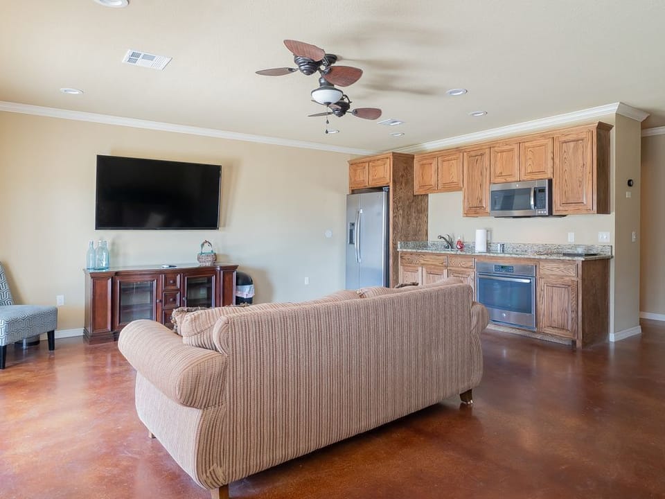 Living room, downstairs in apartment.
