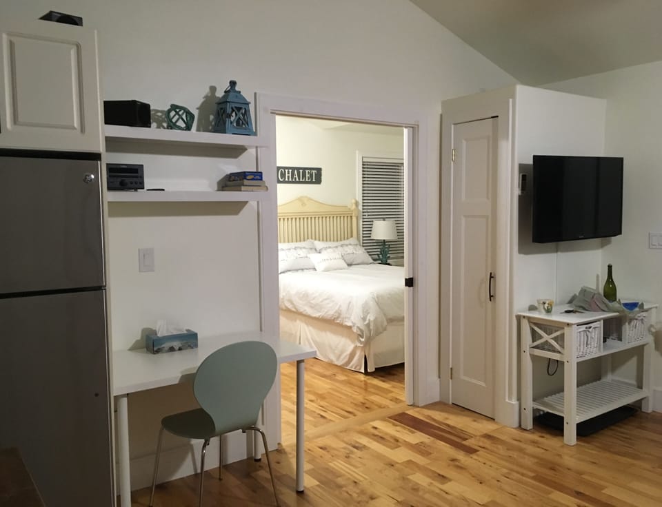 main bedroom from kitchen