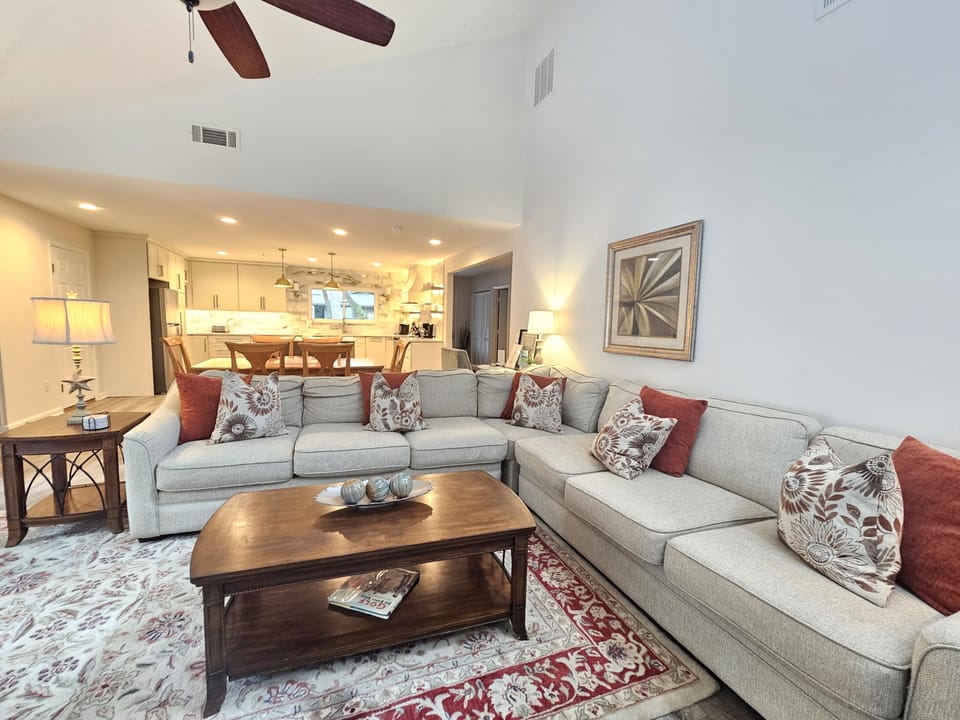 Living Room, Dining Area and Kitchen at 3 Sweet Gum Court