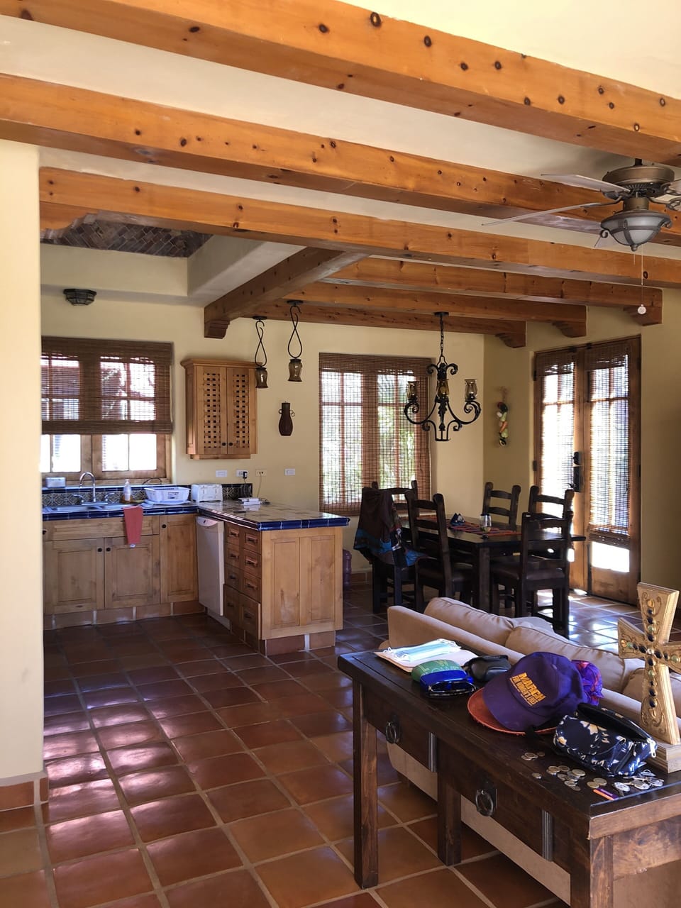 Great room - the cook gets to interact with everyone!