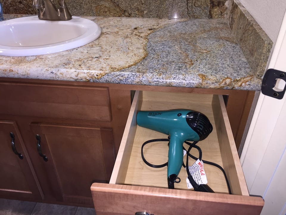 We provide hair dryers