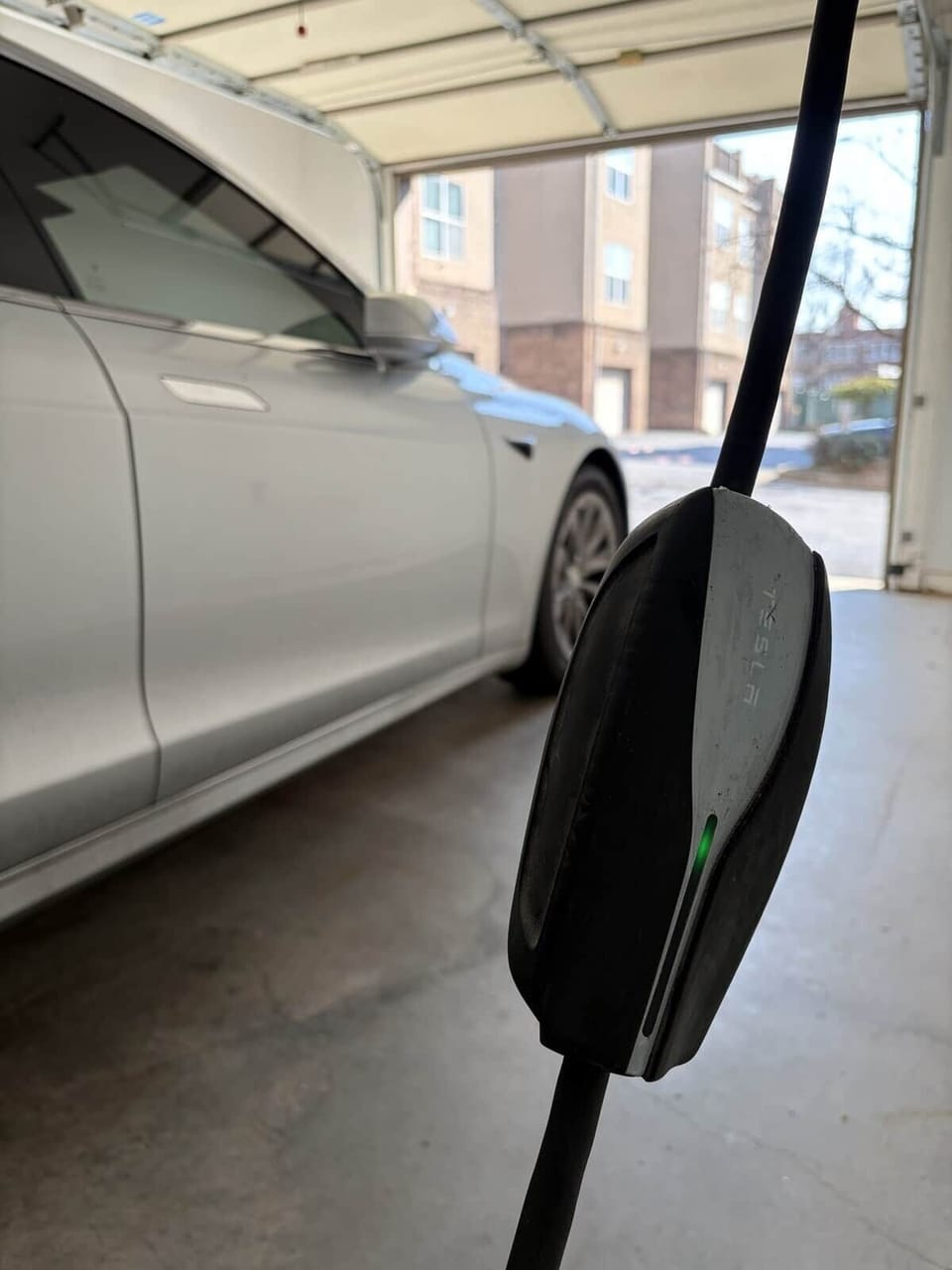Level 2 EV charger for fast charging on site.