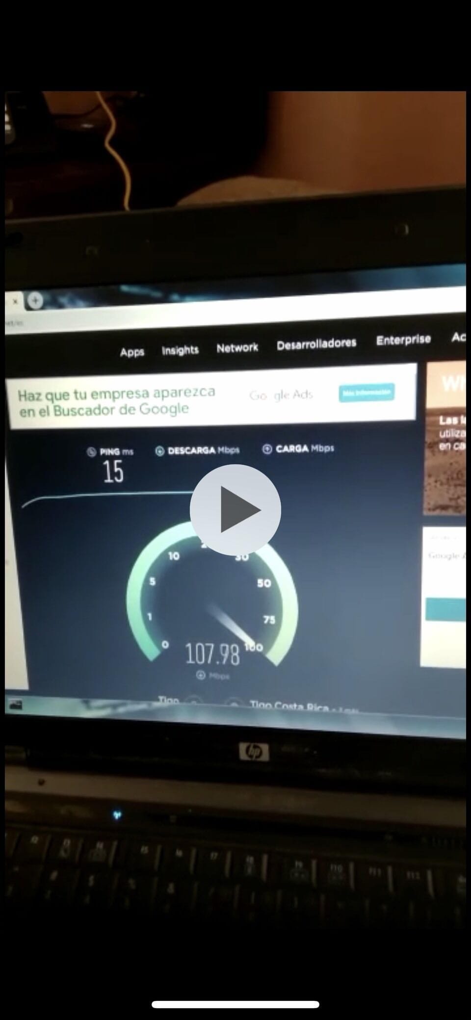 Upgraded high speed internet 