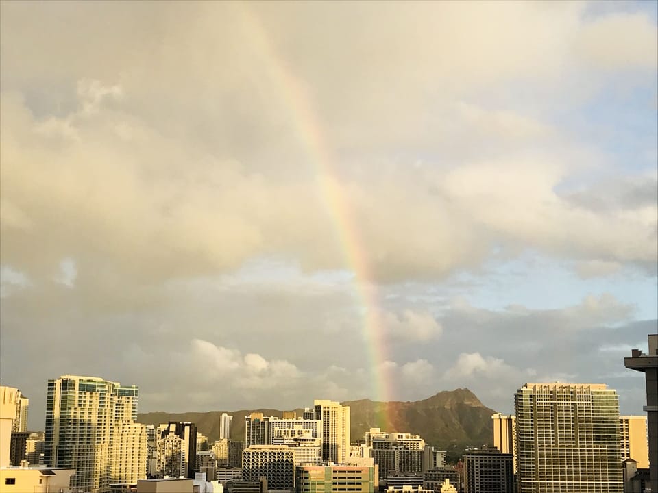 Rainbow over Diamond Head